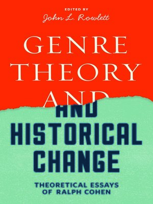 cover image of Genre Theory and Historical Change